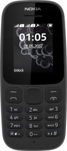 Telefon komórkowy 105 Dual SIM Czarny 4