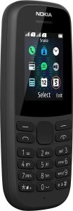 Telefon komórkowy 105 Dual SIM Czarny 7