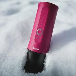 Przenośny ekspres do kawy Outin Nano Espresso Maker 100 W czerwony 4