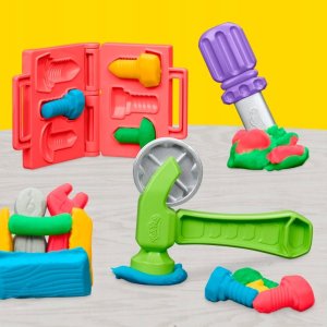 Play-Doh PLAY-DOH playset Stamp n saw tool bench 14