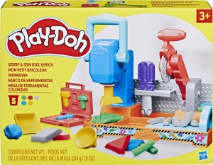 Play-Doh PLAY-DOH playset Stamp n saw tool bench 16