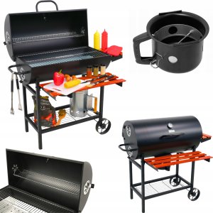 Palenisko ogrodowe Toya LUND CHARCOAL GRILL WITH LID GRID 71x34.5cm 19