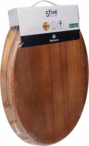 Deska bidetowa 5five Drewniana deska sedesowa ACACIA, 46,5 x 37,3 x 6,4 cm 5