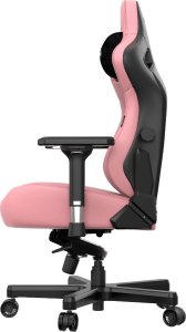 Fotel Anda Seat Fotel gamingowy skórzany Anda Seat Kaiser 3 L różowy obrotowy 6