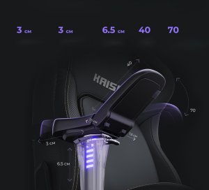Fotel Anda Seat Kaiser 4 XL Skórzany Czarny 12