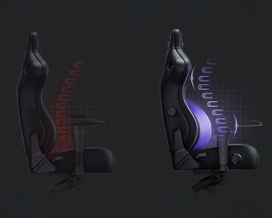 Fotel Anda Seat Fotel gamingowy Kaiser 4 XL Anda Seat skórzany purpurowy 11