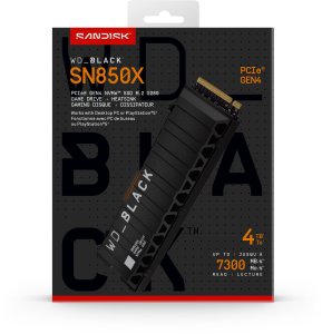 Dysk SSD SanDisk SN850X 4TB M.2 2280 PCI-E x4 Gen4 NVMe (WDS400T2XHE) 7