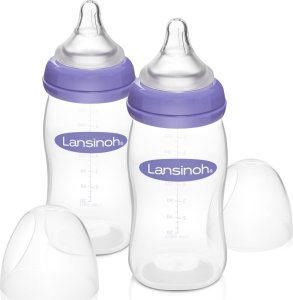 Lansinoh Butelki ze smoczkiem NaturalWave Teat (2-pack) 2 x 240 ml 2