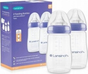 Lansinoh Butelki ze smoczkiem NaturalWave Teat (2-pack) 2 x 240 ml 5