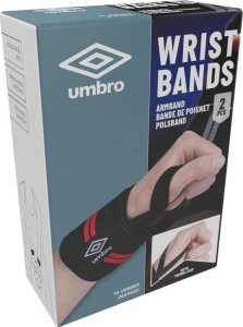 Umbro OPASKA ELASTYCZNA NADGARSTEK KPL 2 SZT UMBRO - CZERWONY 2