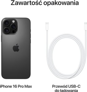 Smartfon Apple iPhone 16 Pro Max 256GB Black Titanium (MYWV3) 9