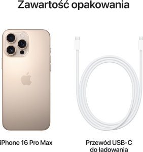 Smartfon Apple iPhone 16 Pro Max 256GB Desert Titanium (MYWX3) 9
