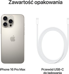 Smartfon Apple iPhone 16 Pro Max 256GB Titanium (MYWY3) 9