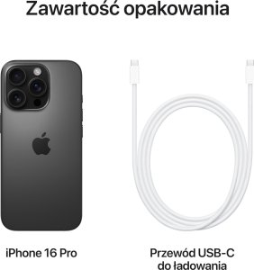 Smartfon Apple iPhone 16 Pro 256GB Black Titanium (MYNH3) 9