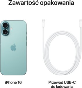 Smartfon Apple iPhone 16 128GB Teal (MYED3) 9
