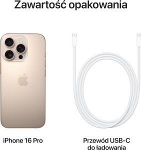 Smartfon Apple iPhone 16 Pro 256GB Desert Titanium (MYNK3) 9