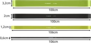 Trizand Powerband 24305 różne poziomy oporu w zestawie wielokolorowy 4 szt. 16