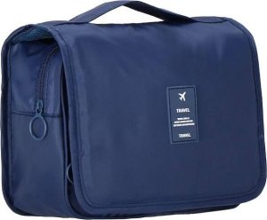 Springos Organizer podróżny na kosmetyki 23x19x9,5 cm kosmetyczka do samolotu granatowa UNIWERSALNY 5