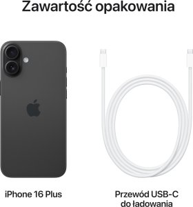 Smartfon Apple iPhone 16 Plus 128GB Black (MXVU3) 9