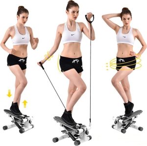 Stepper Logit STEPPER PROSTY Z LINKAMI DO ĆWICZEŃ LICZNIK LCD REGULACJA FITNESS 11