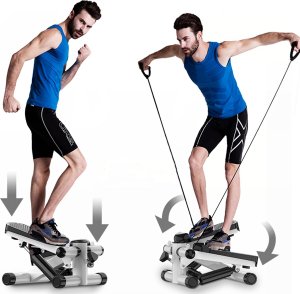 Stepper Logit STEPPER PROSTY Z LINKAMI DO ĆWICZEŃ LICZNIK LCD REGULACJA FITNESS 7