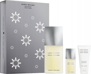 Issey Miyake Xmas 2023 Set : L'Eau d'Issey, Eau De Toilette, For Men, 125 ml + L'Eau d'Issey, Eau De Toilette, For Men, 15 ml *Miniature + L'Eau d'Issey, Moisturizing, Shower Gel, For All Skin Types, 50 ml For Men 2