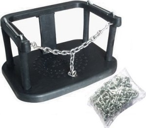 Huśtawka GIGI TOYS Huśtawka kubełkowa z łańcuszkiem na łańcuchu (stal nierdzewna 5mm) 3