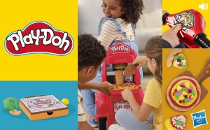 Play-Doh PLAY-DOH playset Pizza delivery scooter 49 cm 28