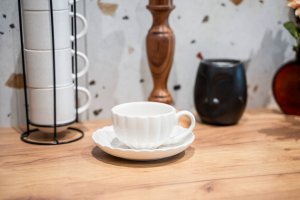 Secret de Gourmet Porcelanowa filiżanka ze spodkiem ROMY, Ø 6 cm 3
