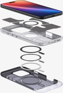 Spigen Spigen Classic C1 MagSafe, graphite - iPhone 16 Pro 6