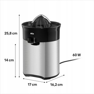 Wyciskarka do cytrusów Braun Braun CJ 5050 CitrusQuick5 schwarz Zitruspresse 4