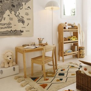 Atmosphera Krzesełko dziecięce drewniane Robin 30cm brązowe 3