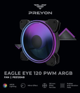 Wentylator PREYON Eagle Eye 120 PWM ARGB (PEE1201B) 7