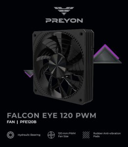 Wentylator PREYON Falcon Eye 120 PWM (PFE1201B) 11