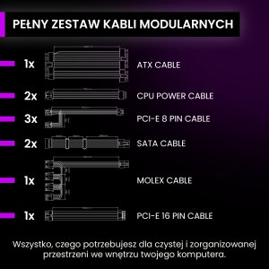 Zasilacz PREYON Eagle Power GOLD 1000W (PEPG1000W) 6