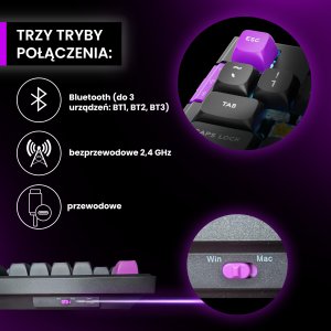 Klawiatura PREYON Silent claw TKL brown Gateron Brown Pro (PSCTB85B) 4