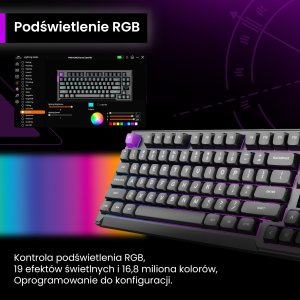 Klawiatura PREYON Silent claw TKL red Gateron Red Pro (PSCTR85B) 6