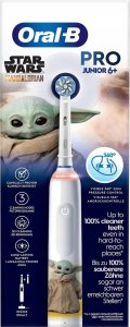 Szczoteczka Oral-B Pro Junior Star Wars Mandalorian Biała 9