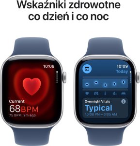 Smartwatch Apple Watch 10 GPS 46mm Silver Alu M/L Niebieski (MWWM3) 5