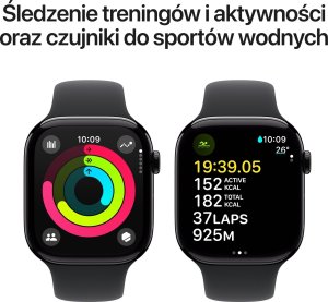 Smartwatch Apple Watch 10 GPS 42mm Jet Black Alu M/L Czarny (MWWF3) 4