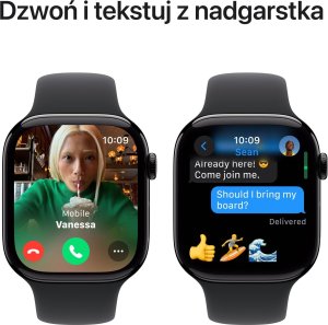 Smartwatch Apple Watch 10 GPS 42mm Jet Black Alu M/L Czarny (MWWF3) 7