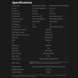 Skaner Creality CR-Scan Raptor 3D (4008050049) 8