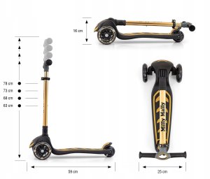 Hulajnoga Milly Mally Scooter Boogie Złoty (Ż-MIL-HU-18-94) 3