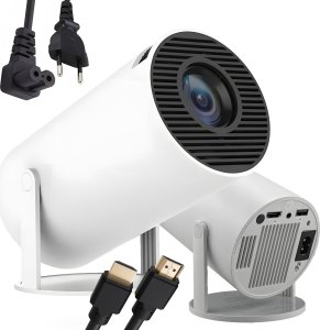 Projektor Retoo PROJEKTOR RZUTNIK WIFI ANDROID PRZENOŚNY OBROTOWY SMART 4K GŁOŚNIK BLUETOOTH 4