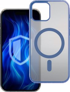 3MK Etui Frosty MagCase Blue do Apple iPhone 12 Pro Max 3