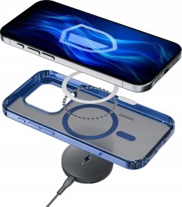 3MK Etui Frosty MagCase Blue do Apple iPhone 12 Pro Max 6