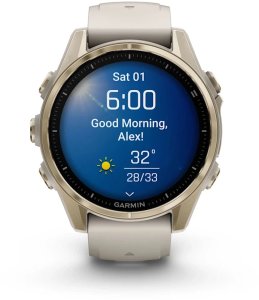 Zegarek sportowy Garmin Fenix 8 AMOLED Beżowy (010-02903-11) 3