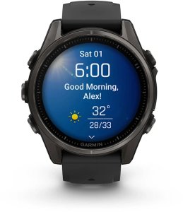 Zegarek sportowy Garmin Fenix 8 AMOLED Czarny (010-02903-21) 3