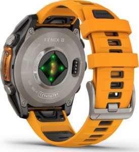 Zegarek sportowy Garmin Fenix 8 AMOLED Żółty (010-02904-11) 2