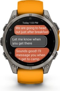 Zegarek sportowy Garmin Fenix 8 AMOLED Żółty (010-02904-11) 3
